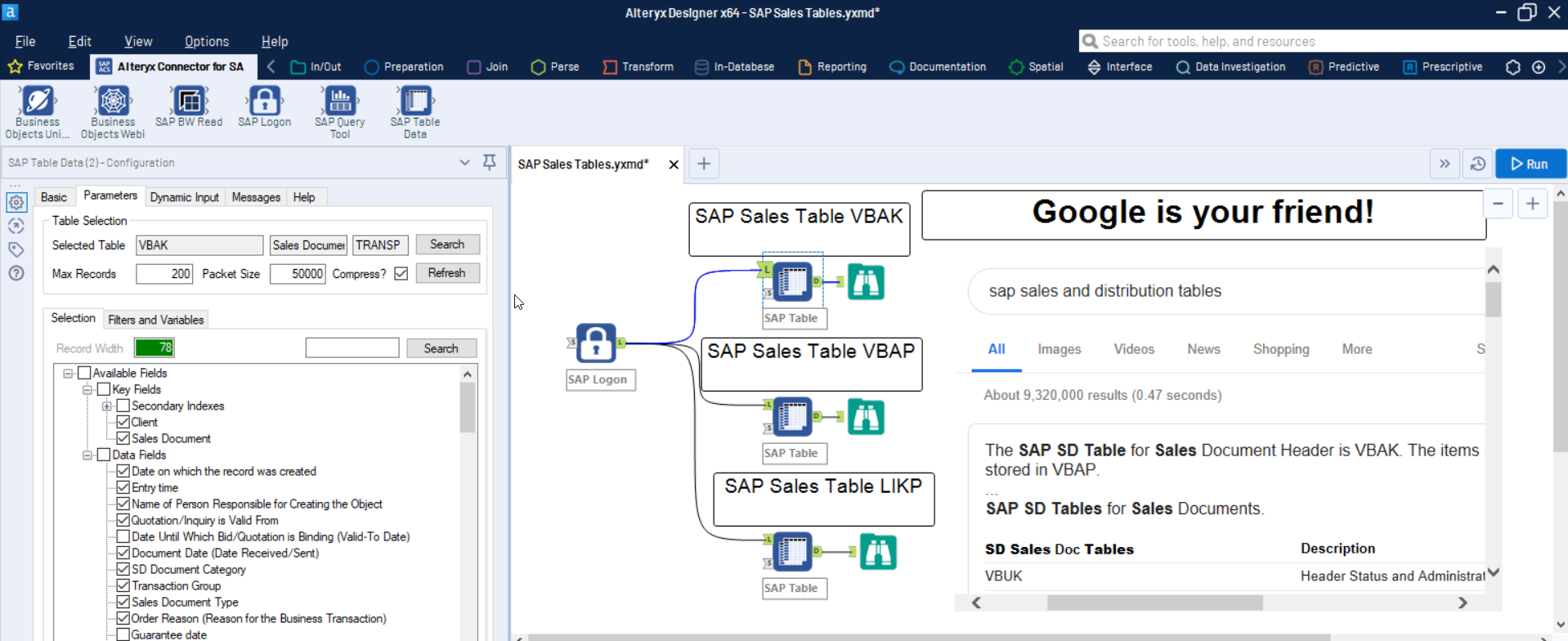 Saving Say Growl The most important SAP Sales and Distribution tables for Alteryx users -  DVW Analytics